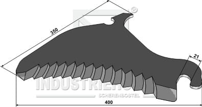 Ladewagenmesser 5mm - passend zu Pöttinger 434.135 BL29799 Ladewagenmesser 5mm - passend zu Pöttinger 434.135