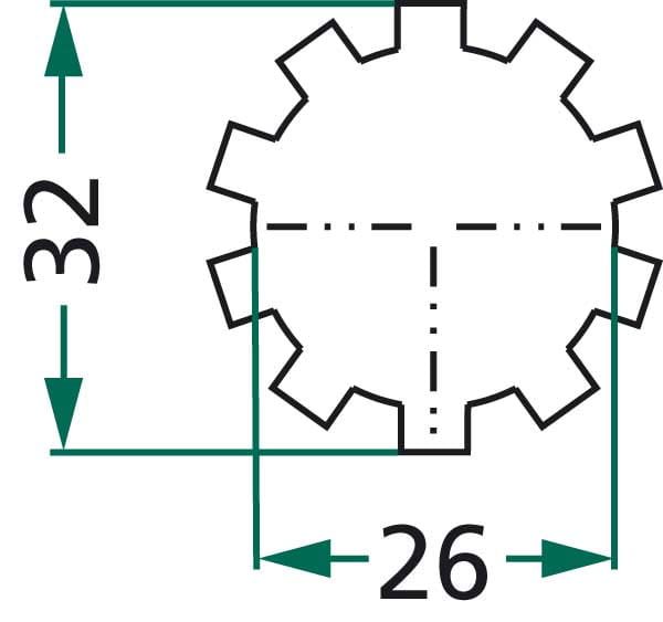 Mitnehmerscheibe 250 - passend zu Fendt 325013920 Mitnehmerscheibe 250 - passend zu Fendt 325013920