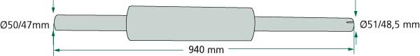 Schalldämpfer - passend zu Case 3109792R92, 704616R96 Schalldämpfer - passend zu Case 3109792R92, 704616R96