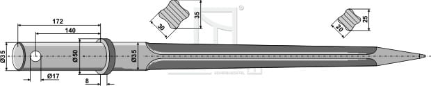 BL29445 Spitzer Zinken