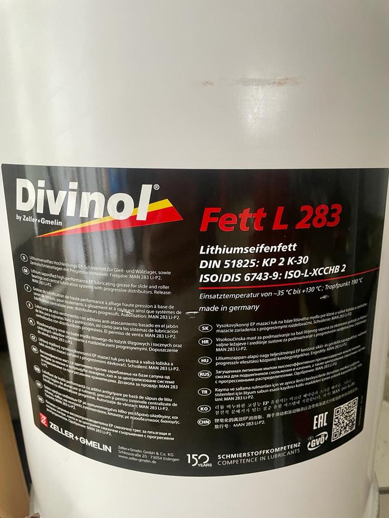 Divinol Fett L 283 - 15kg Divinol Fett L 283 - 15kg