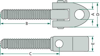 BL20012024 Gabelgelenkkopf Standard - M36x3
