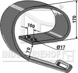 BL28772 Blattfeder - 150 x 14