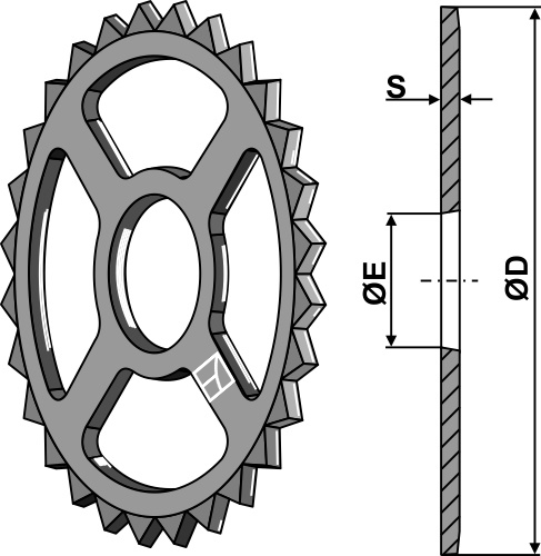 BL311-470 Sternring Ø470mm