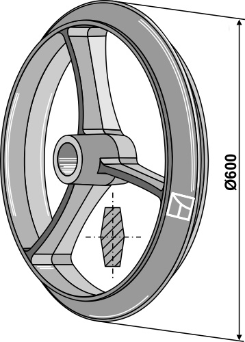 BL314-600 Cambridgering - Ø600mm