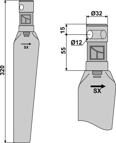 BL5868 Kreiseleggenzinken L - passend zu Niemeyer 034001 / Euroma