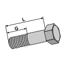 BL3074 51-2070F Sechskantschraube 70 mm