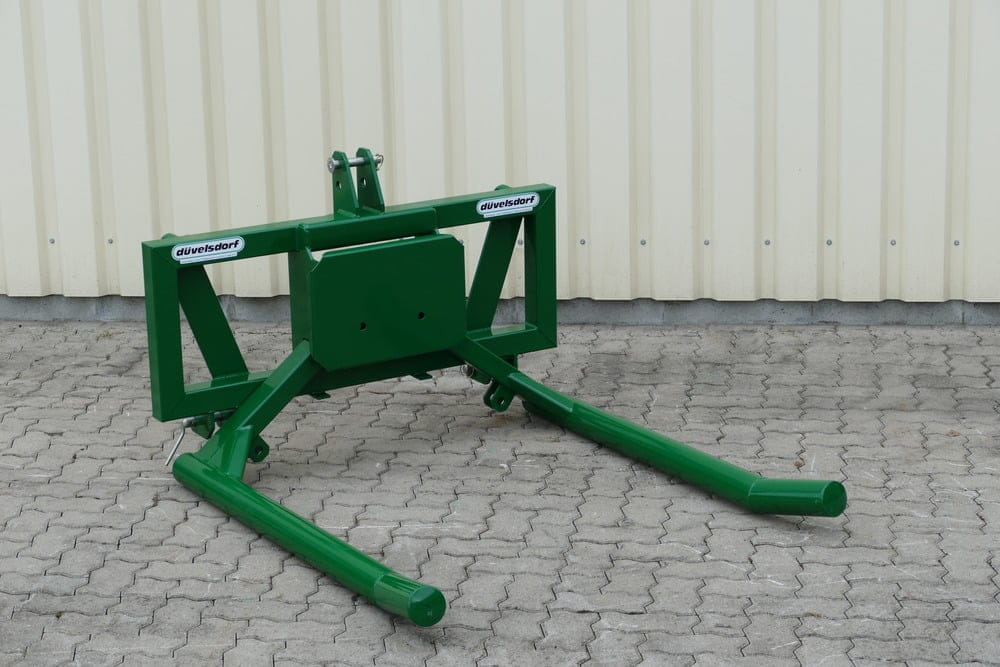 Düvelsdorf Rundballengabel mechanisch - Euroaufnahme / KAT 2 Düvelsdorf Rundballengabel mechanisch - Euroaufnahme / KAT 2