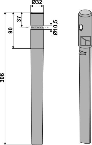 BL6123 Kreiseleggenzinken - passend zu Breviglieri 0028081 / Schmotzer