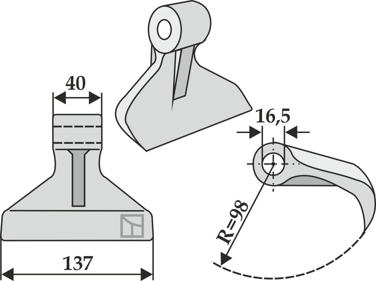 BL4012 Hammerschlegel - passend zu Berti ML/0007 / Müthing MU000306