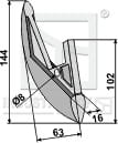 BL29369 Metall-Säschar