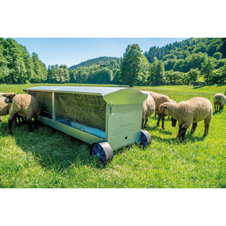 Patura Heuraufe auf Rädern - 1,25m Patura Heuraufe auf Rädern - 1,25m