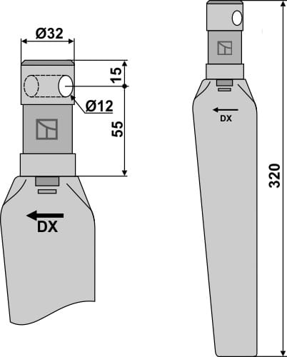BL5869 Kreiseleggenzinken R - passend zu Niemeyer 034000