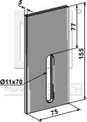 BL3112 Abstreiferblech Landsberg 51-L300