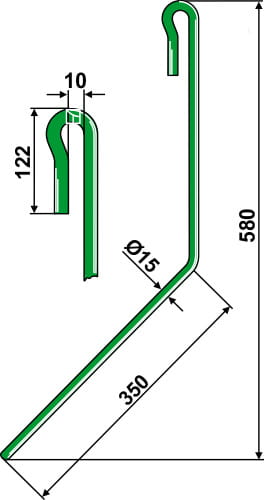 BL29065 Striegelzinken - passend zu Amazone 959337