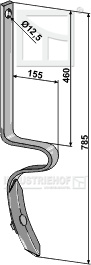 BL29266 Spurlockererzinken mit Schar