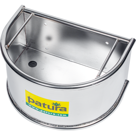 BLP332121 Patura Halbrundtrog Edelstahl - 25L