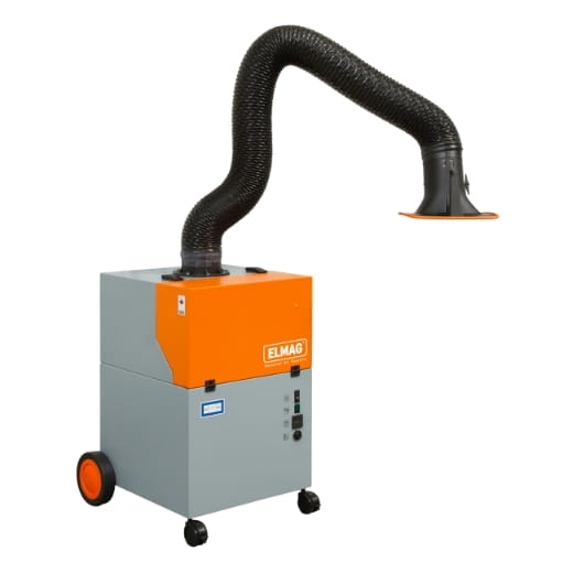 BLE58651 Schweißrauch Absauganlage fahrbar,Filter 13 m² - 3m Absaugarm Ø150mm - H13 AT-Edition / W3/IFA-Zulas