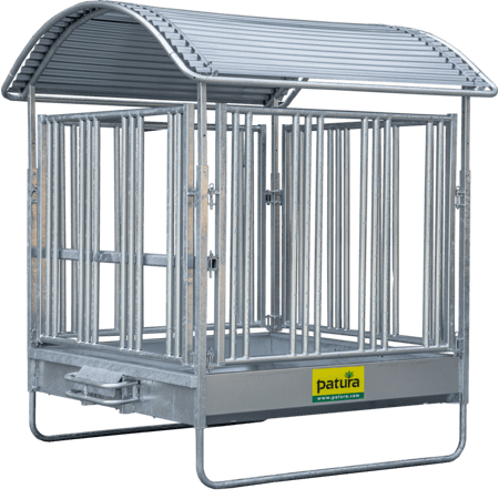 Patura Viereckraufe - mit Sicherheits Pferdefressgittern BLP303534 Patura Viereckraufe - mit Sicherheits Pferdefressgittern