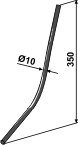 BL29207 Striegelzinken Ø10mm - passend zu Väderstad 474064