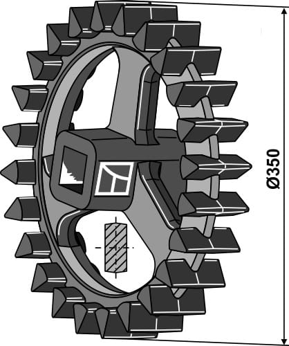 BL30246 Crosskillring - Ø350mm