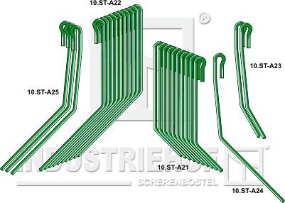 BL29110 Striegelzinken - Satz Exaktstriegel III S