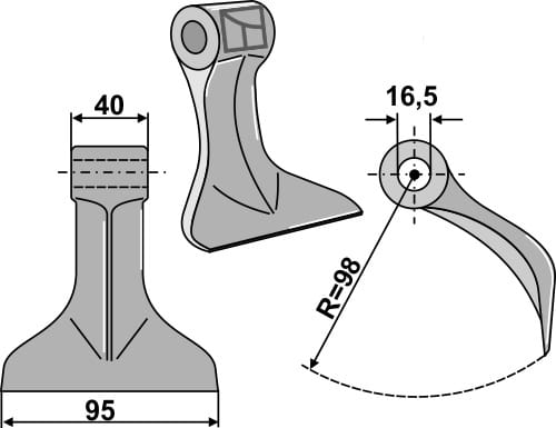 Hammerschlegel - passend zu Sicma 5715100 / Peruzzo 03303085 BL27842 Hammerschlegel - passend zu Sicma 5715100 / Peruzzo 03303085