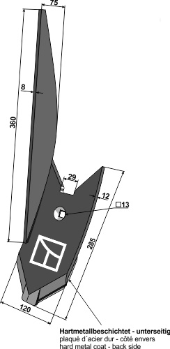 ET34220 Randschar L - passend zu Lemken 3374445