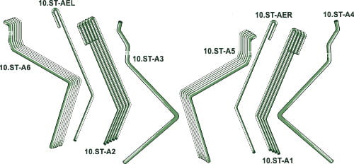 BL29093 Striegelzinken Satz - passend zu Amazone 3820300