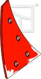 BL31059 Streichblech-Vorderteil links - passend zu Kuhn 619279