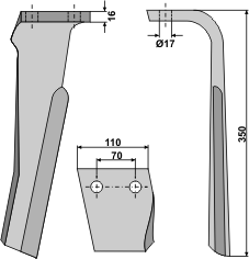 Kreiseleggenzinken L - passend zu Rabe KG - 35 BL6060 Kreiseleggenzinken L - passend zu Rabe KG - 35