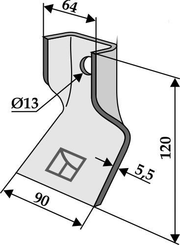 Klinge 120x64mm - passend zu JF 2129-234X BL3823 Klinge 120x64mm - passend zu JF 2129-234X