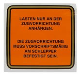 Aufkleber Zugvorrichtung